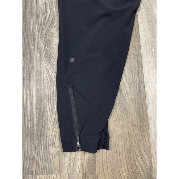 Lululemon Adapted State High Rise Jogger 18 Regular Black Zip Ankle Pockets - Picture 3 of 9